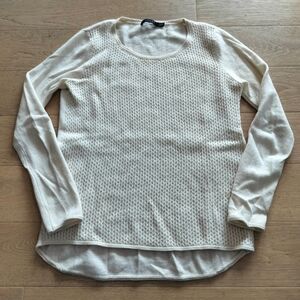 CASHMERE Cream Long Sleeve Sweater